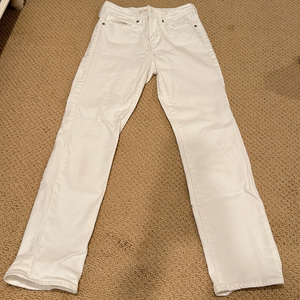White Levi Jeans